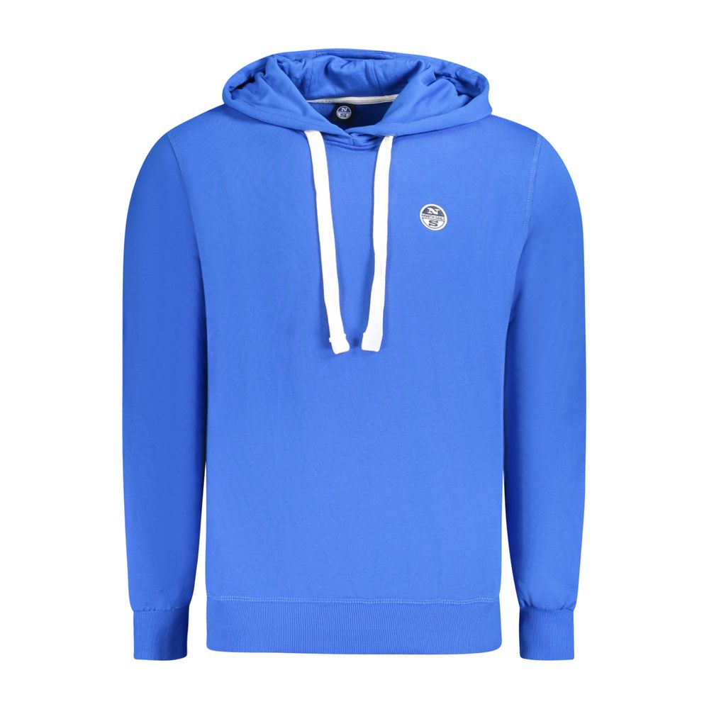 North Sails Blue Cotton Men Sweater -   -  North Sails.