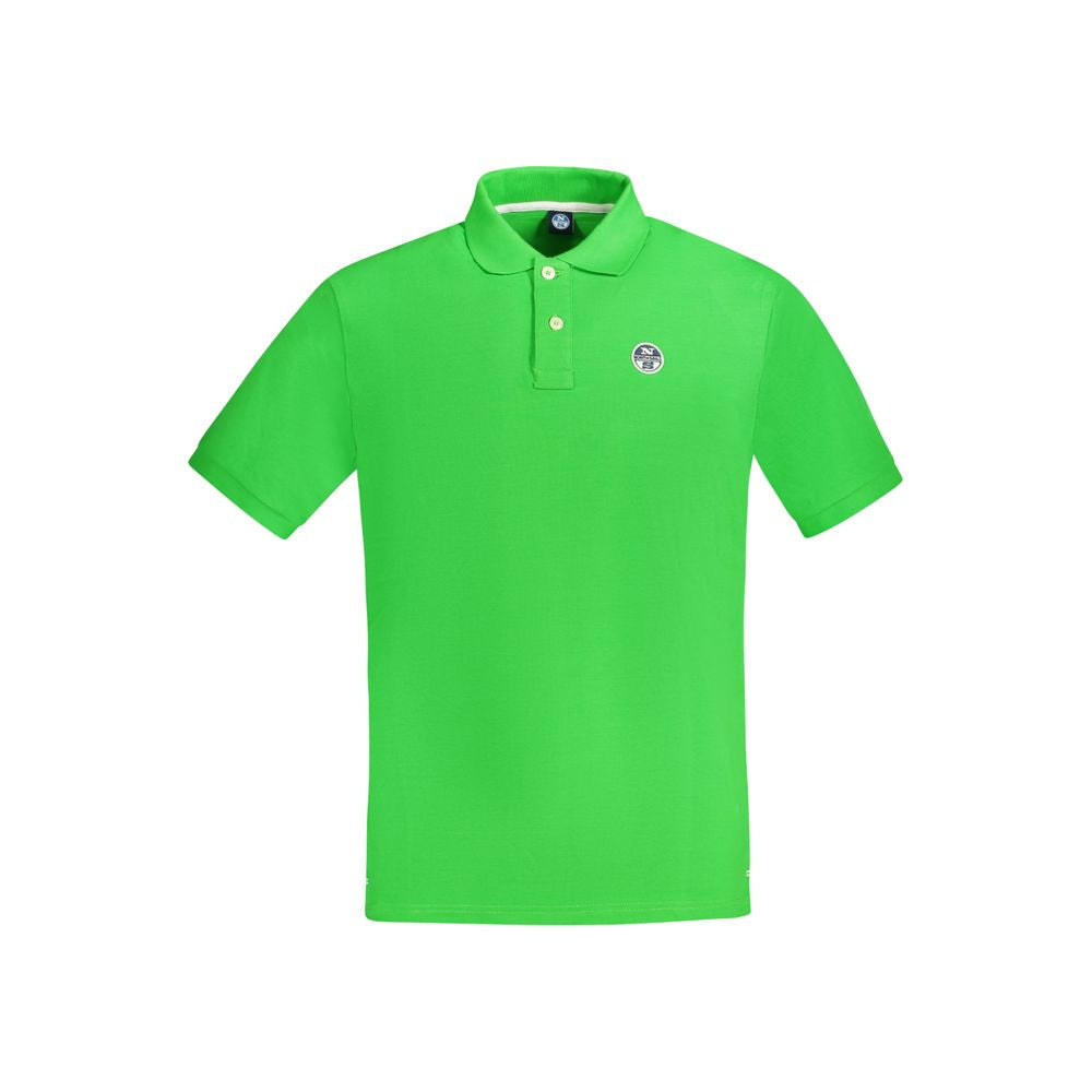 North Sails Green Cotton Men Polo Shirt -   -  North Sails.