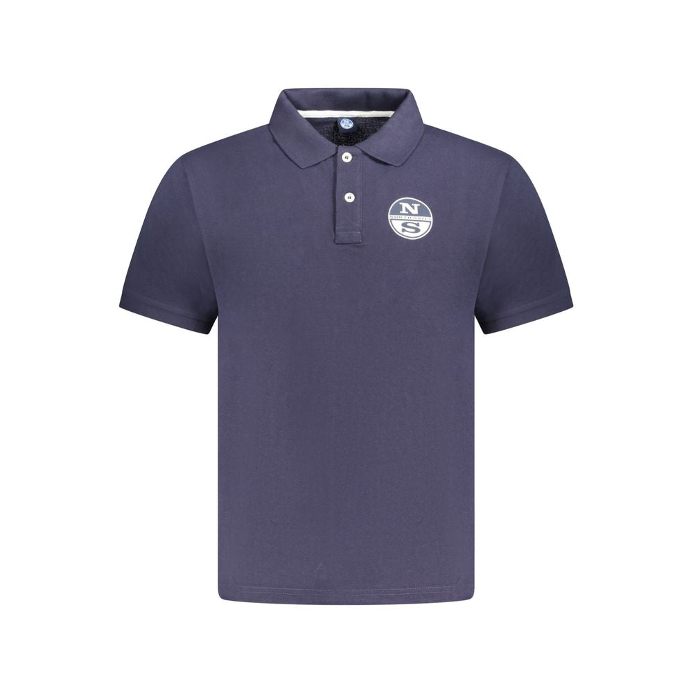 North Sails Blue Cotton Men Polo Shirt -   -  North Sails.