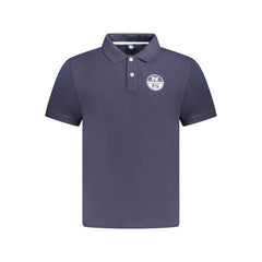 North Sails Blue Cotton Men Polo Shirt -   -  North Sails.