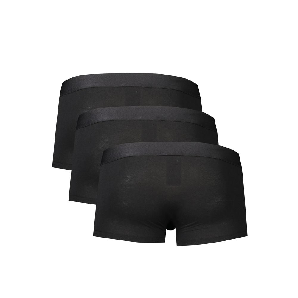 Bikkembergs Black Polyester Men Boxer Underwear -   -  Bikkembergs.