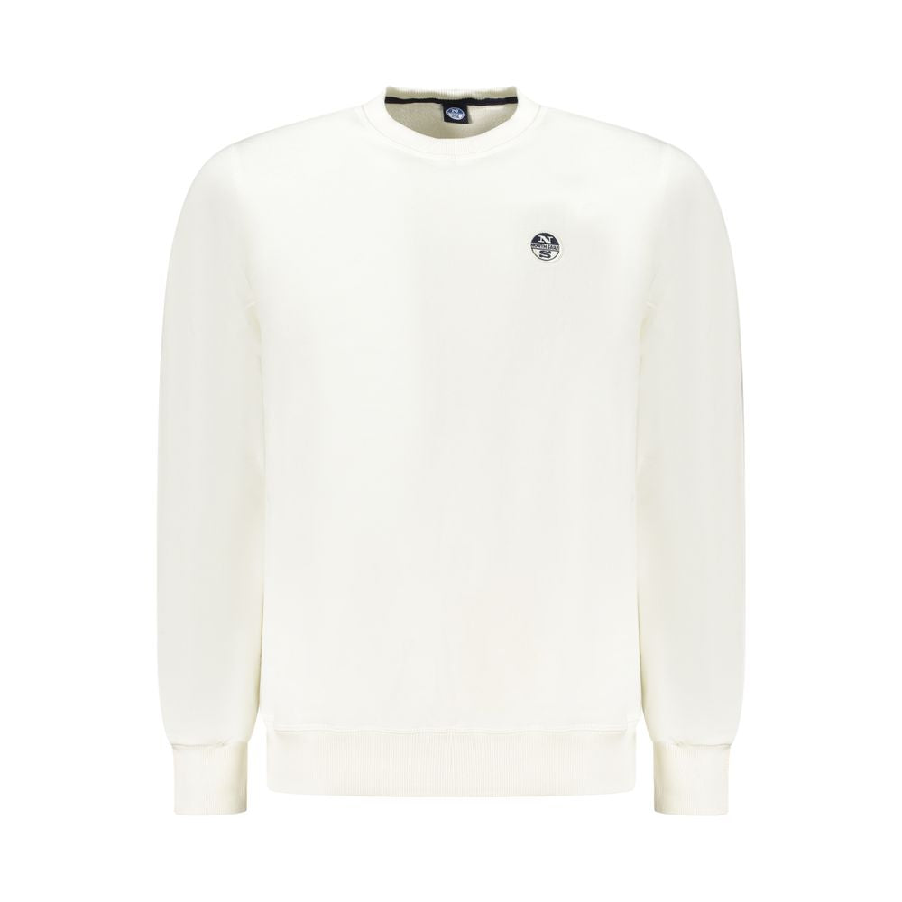 North Sails White Cotton Men Sweater -   -  North Sails.