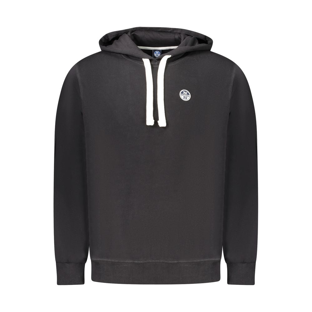 North Sails Black Cotton Men Sweater -   -  North Sails.