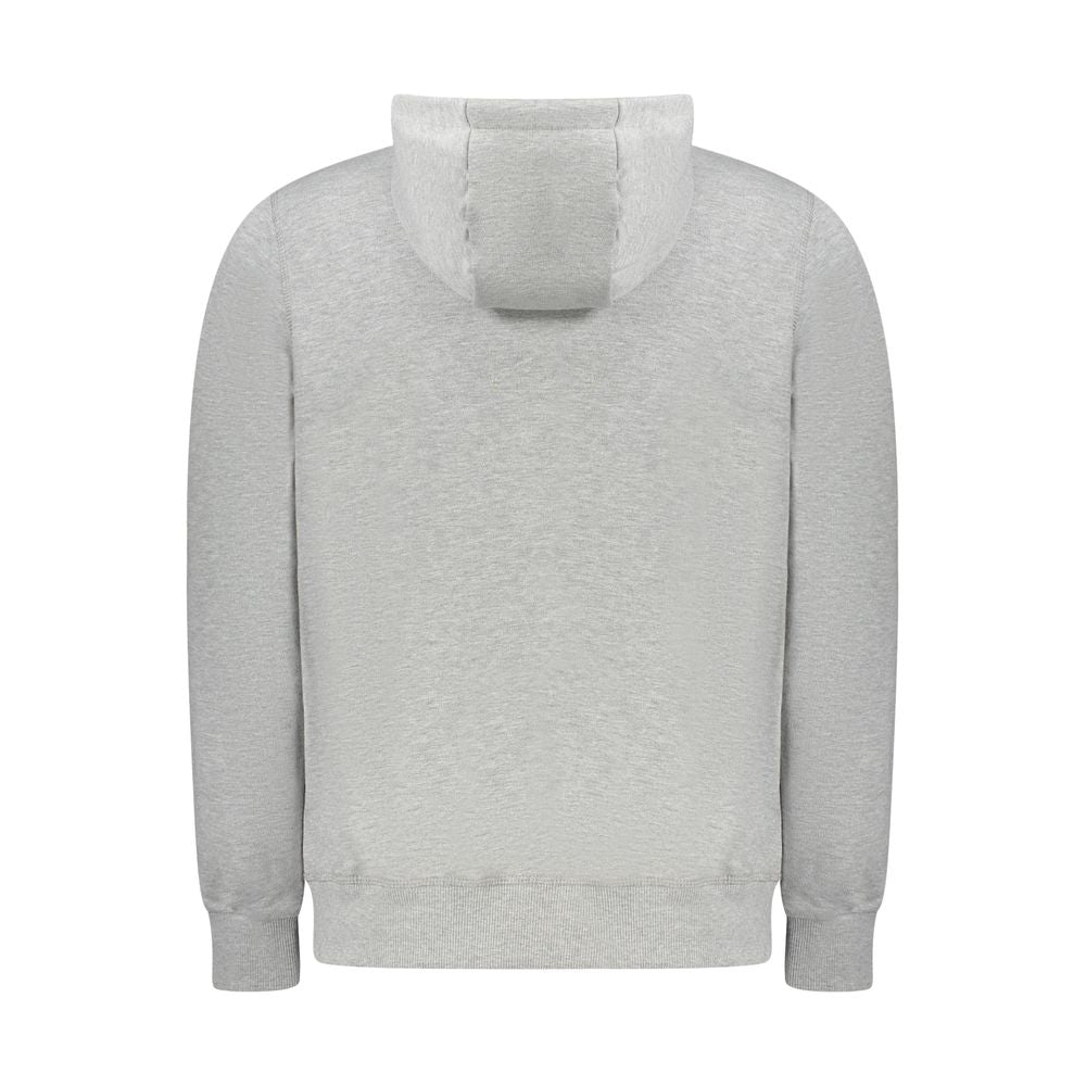North Sails Gray Cotton Mens Sweater Hoodie -   -  North Sails.