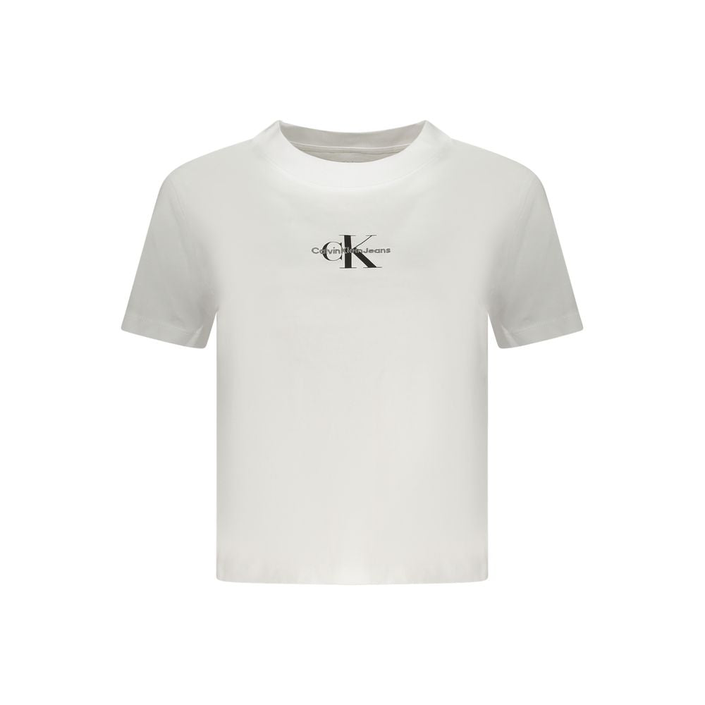 Calvin Klein White Cotton Women T-Shirt -   -  Calvin Klein.