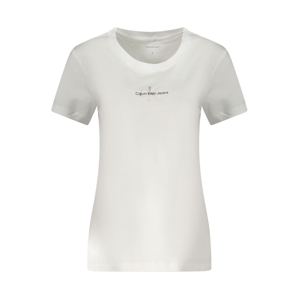Calvin Klein White Cotton Women T-Shirt -   -  Calvin Klein.
