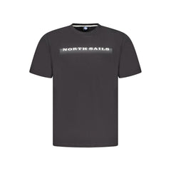 North Sails Black Cotton Men TShirt -   -  North Sails.