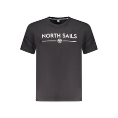 North Sails Black Cotton Men T-Shirt -   -  North Sails.