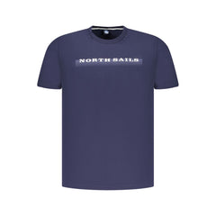 North Sails Blue Cotton Men T-Shirt -   -  North Sails.