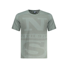 North Sails Green Cotton Men T-Shirt -   -  North Sails.