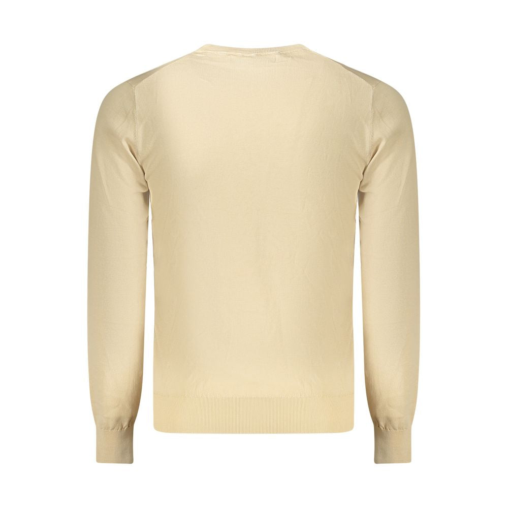 Guess Jeans Beige Cotton Men Sweater -   -  Guess Jeans.