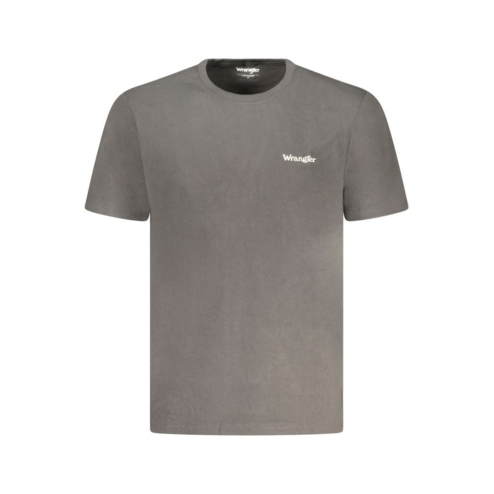 Wrangler Black Cotton T-Shirt -   -  Wrangler.