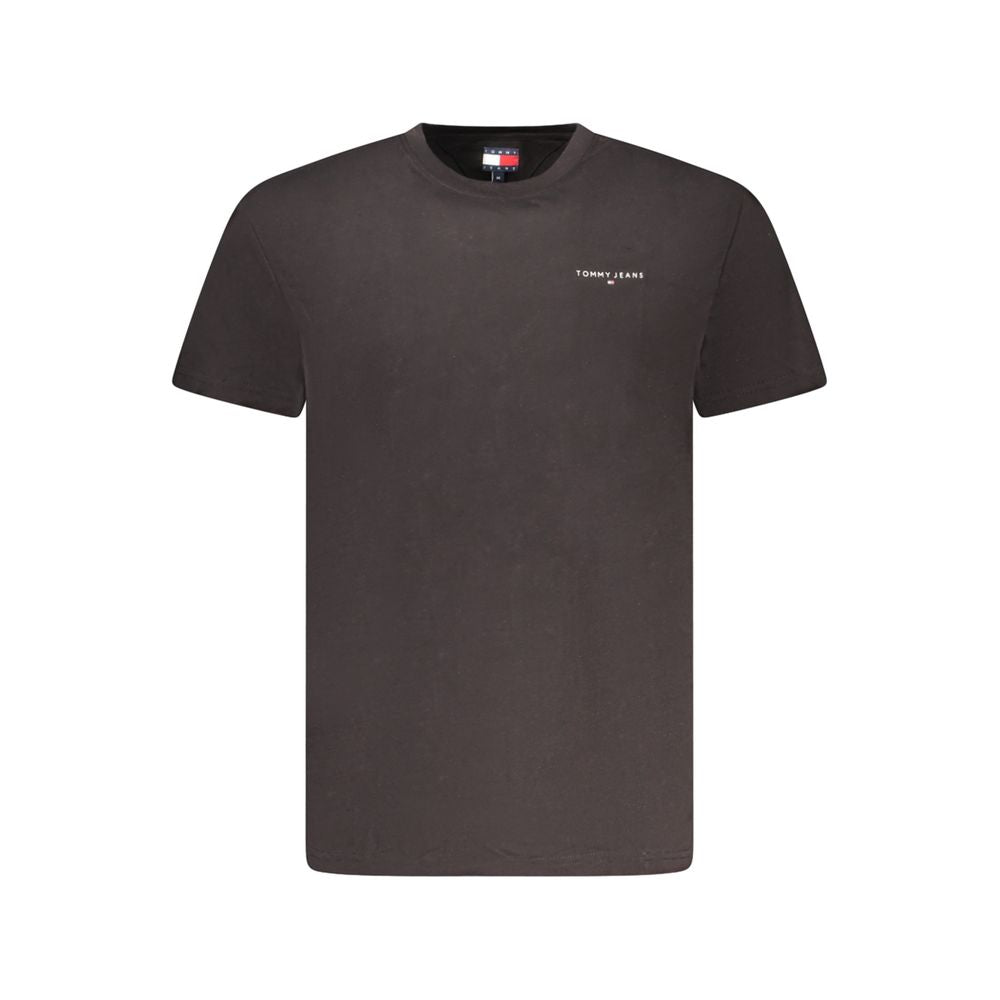 Tommy Hilfiger Black Cotton Men T-Shirt -   -  Tommy Hilfiger.