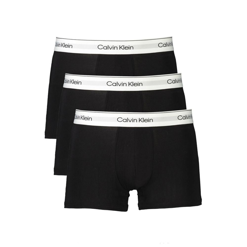 Calvin Klein Black Cotton Men Boxer -   -  Calvin Klein.