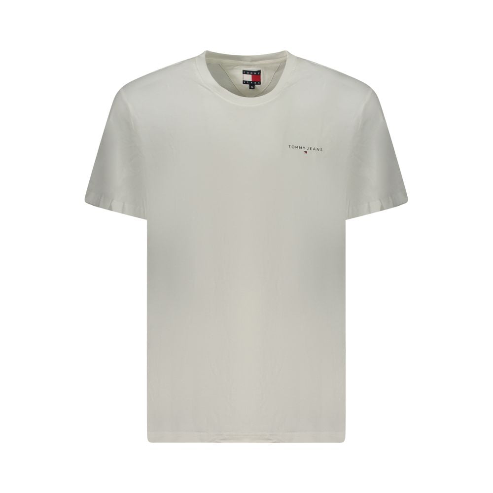 Tommy Hilfiger White Cotton Men T-Shirt -   -  Tommy Hilfiger.