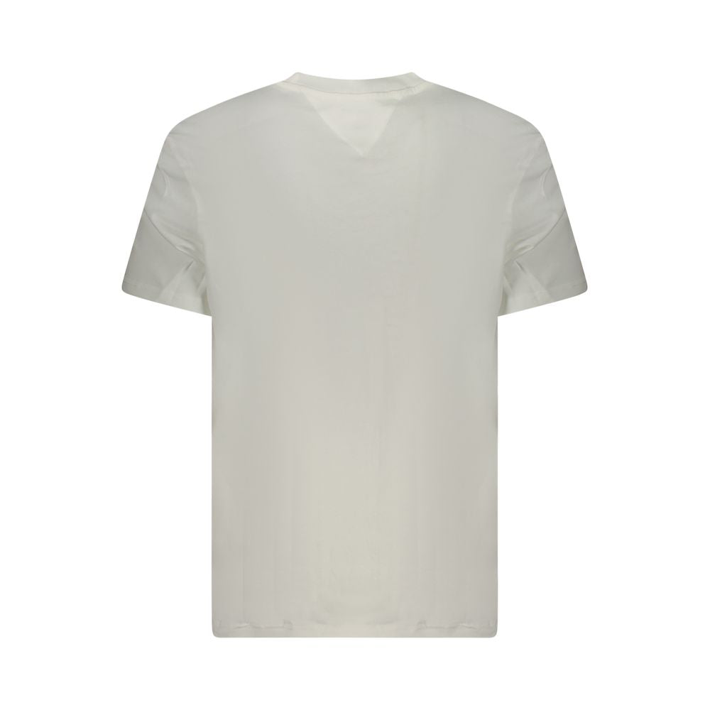 Tommy Hilfiger White Cotton Men T-Shirt -   -  Tommy Hilfiger.