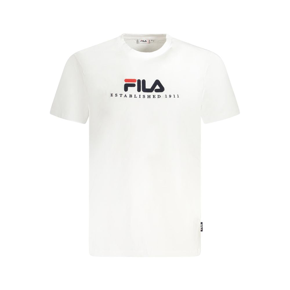 Fila White Cotton Unisex T-Shirt -   -  Fila.