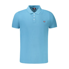 Norway 1963 Light Blue Cotton Men Polo Shirt -   -  Norway 1963.