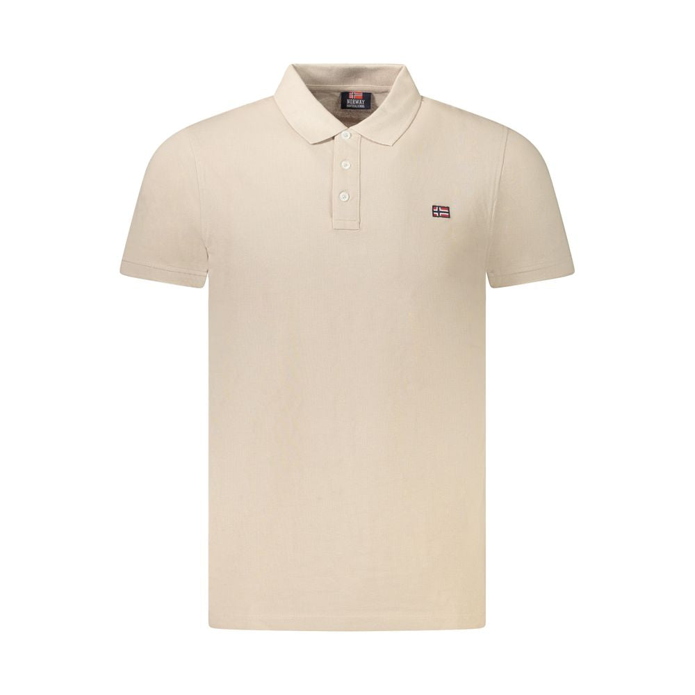 Norway 1963 Beige Cotton Polo Shirt -   -  Norway 1963.