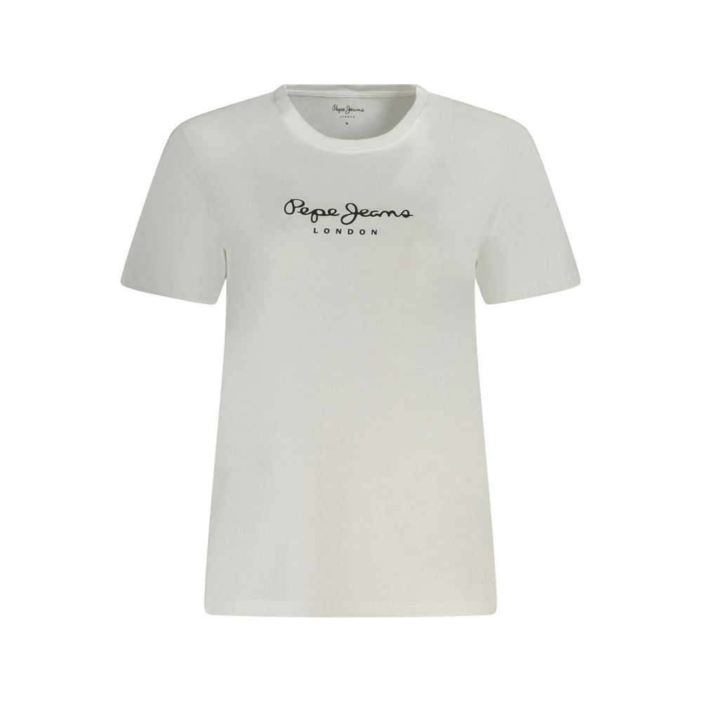 Pepe Jeans White Cotton Tops & T-Shirt -   -  Pepe Jeans.