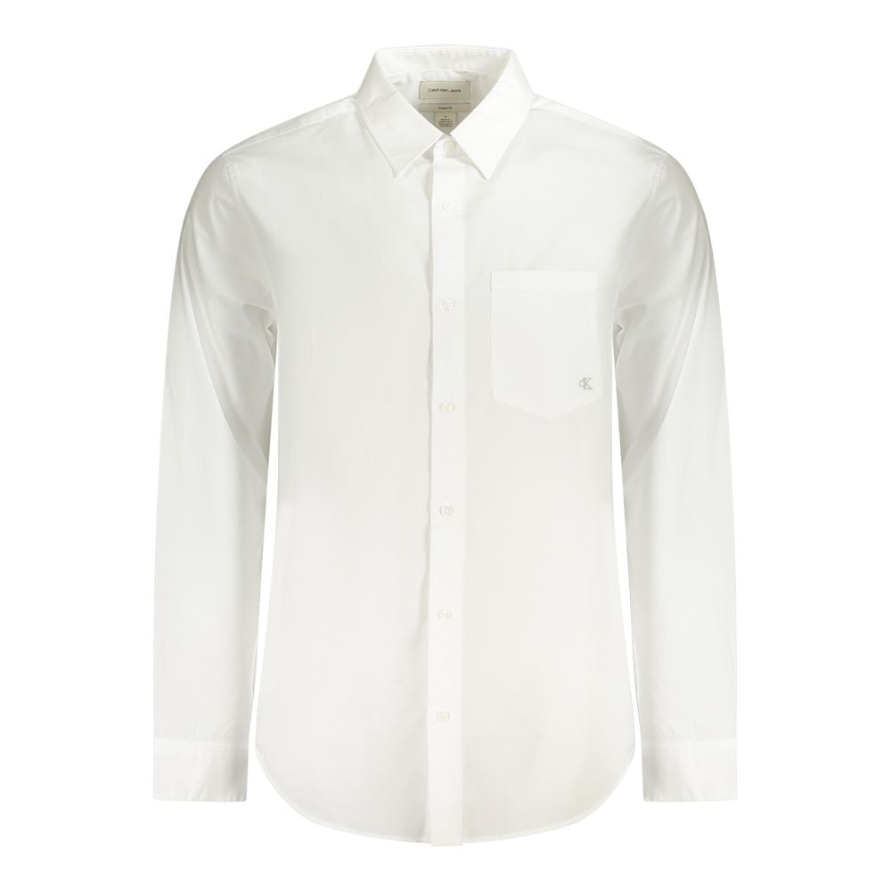 Calvin Klein White Cotton Shirt -   -  Calvin Klein.