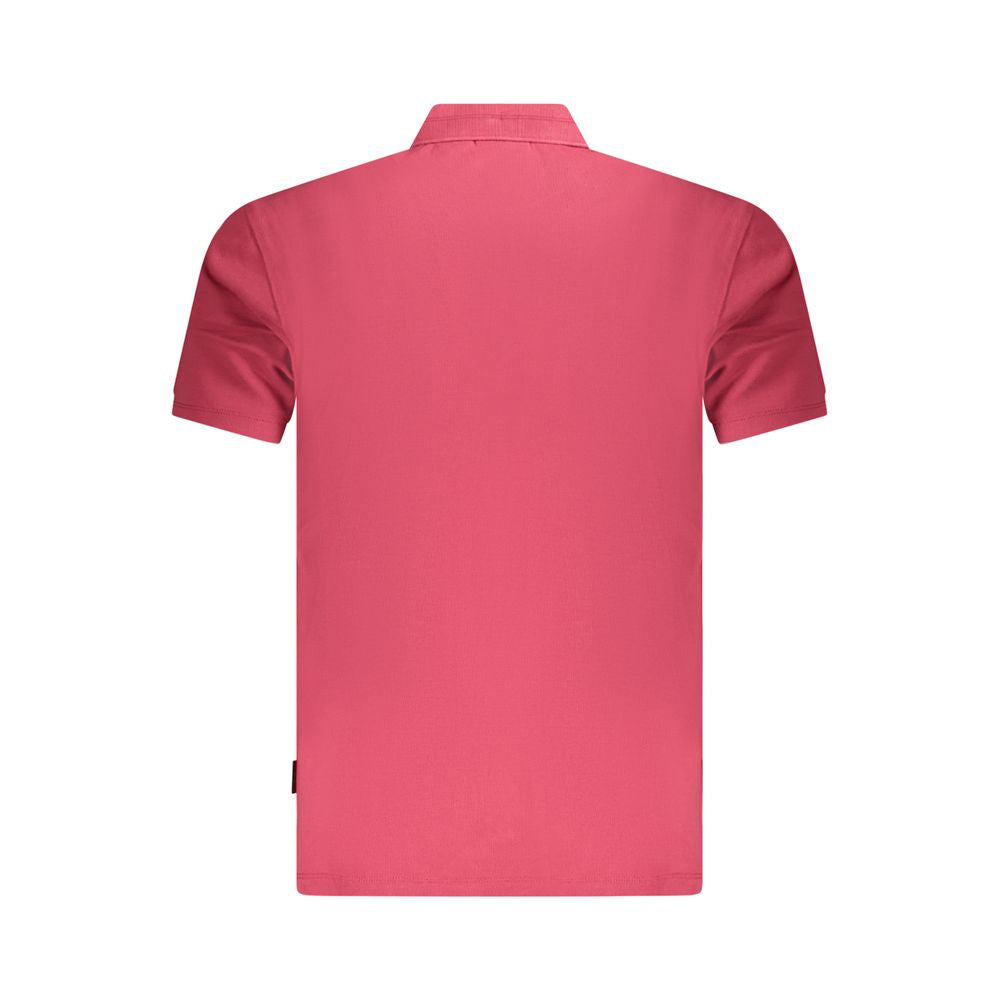Napapijri Red Cotton Men Polo Shirt -   -  Napapijri.