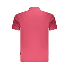 Napapijri Red Cotton Men Polo Shirt -   -  Napapijri.