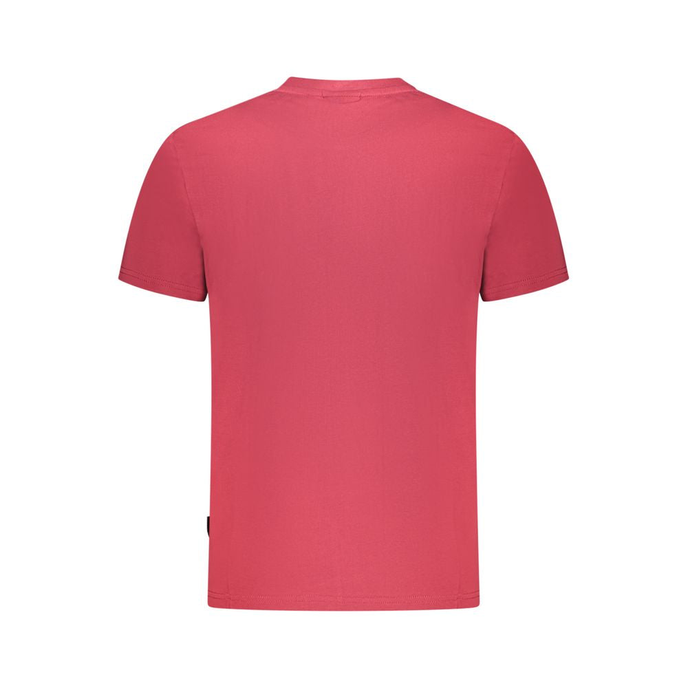 Napapijri Red Cotton Men T-Shirt -   -  Napapijri.