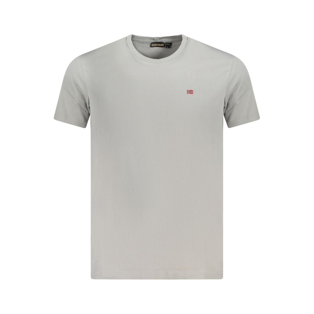 Napapijri Brown Cotton Men T-Shirt -   -  Napapijri.