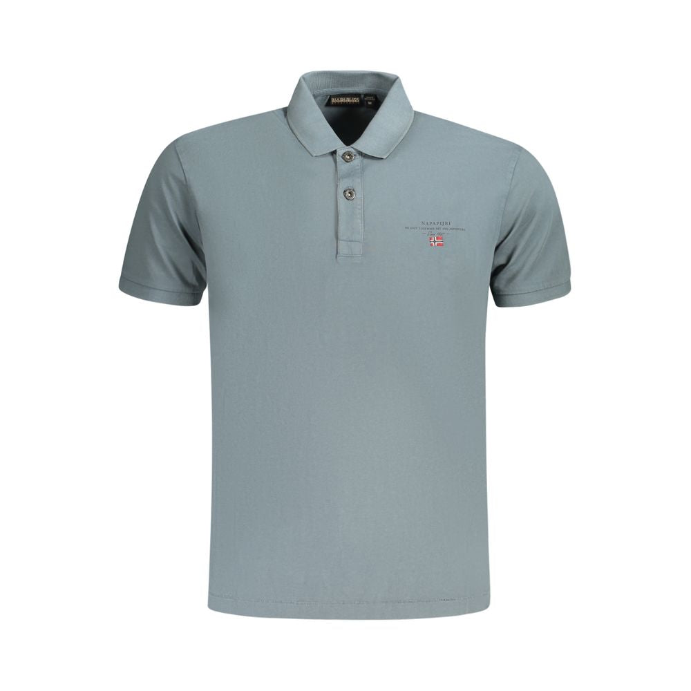 Napapijri Brown Cotton Men Polo Shirt -   -  Napapijri.