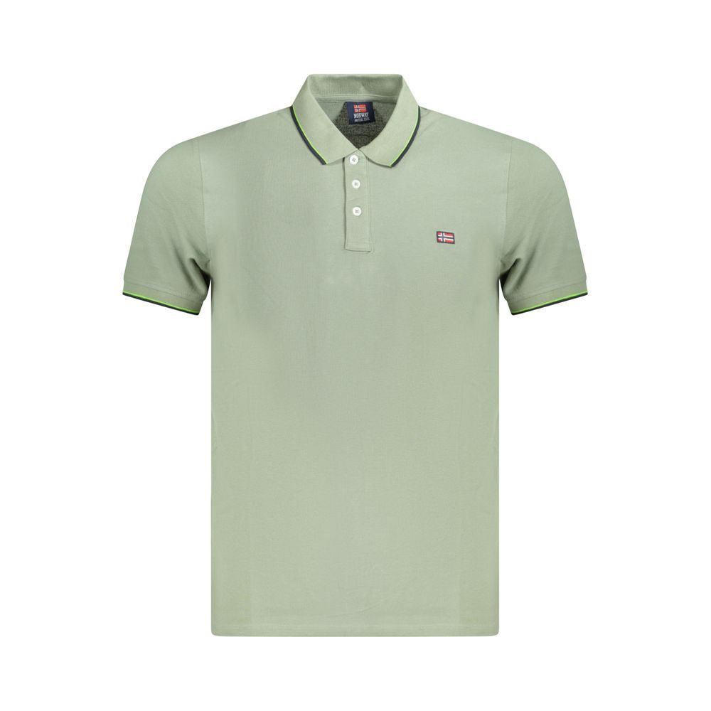 Norway 1963 Green Cotton Men Polo Shirt -   -  Norway 1963.