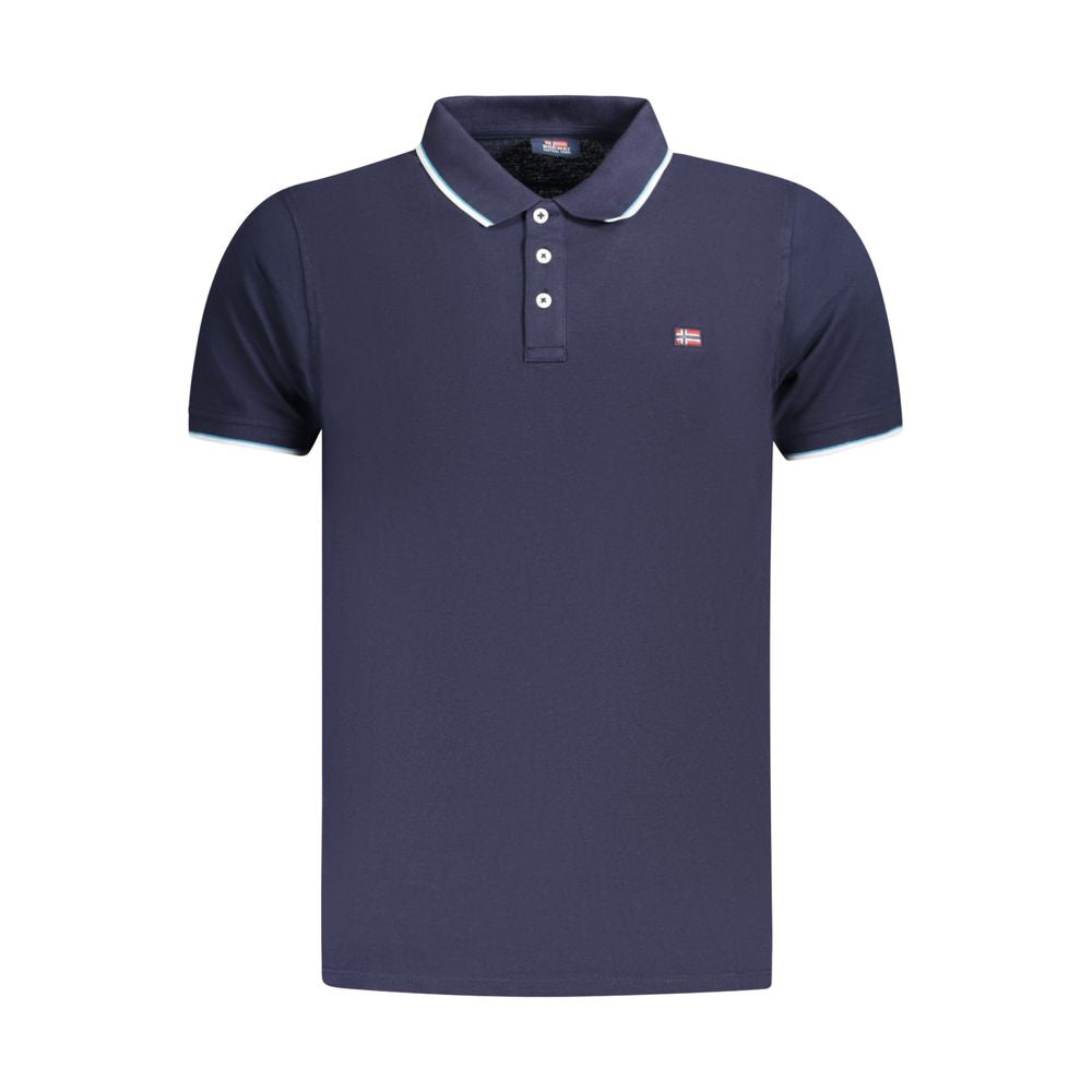 Norway 1963 Blue Cotton Men Polo Shirt -   -  Norway 1963.