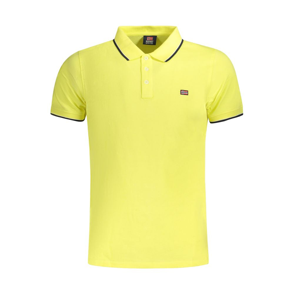 Norway 1963 Yellow Cotton Men Polo Shirt -   -  Norway 1963.