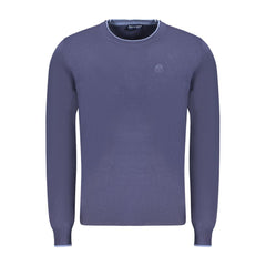 North Sails Blue Cotton Men Sweater -   -  North Sails.