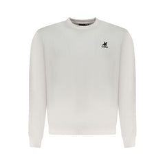 U.S. Grand Polo White Cotton Sweater -   -  U.S. Grand Polo.