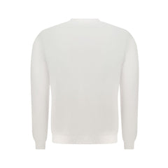 U.S. Grand Polo White Cotton Sweater -   -  U.S. Grand Polo.