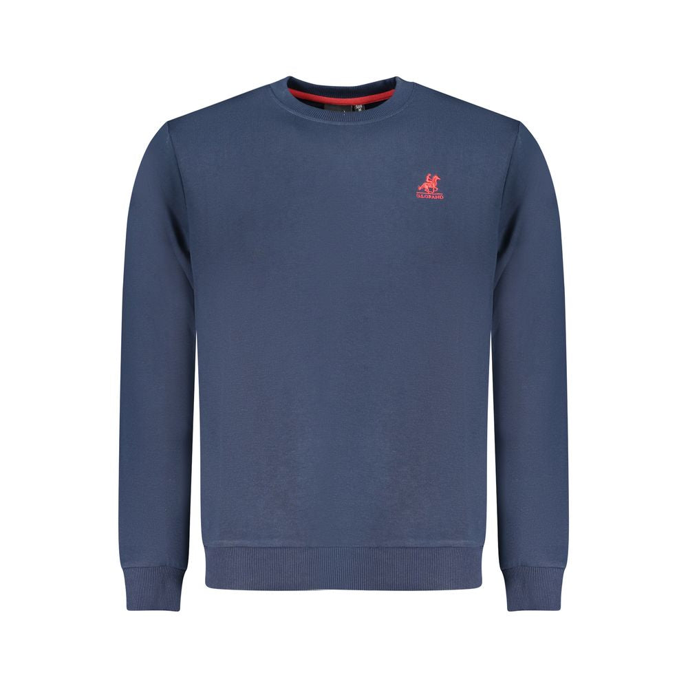 U.S. Grand Polo Blue Cotton Sweater -   -  U.S. Grand Polo.