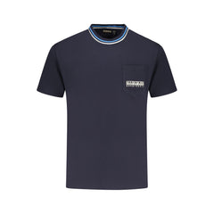 Napapijri Blue Cotton T-Shirt -   -  Napapijri.