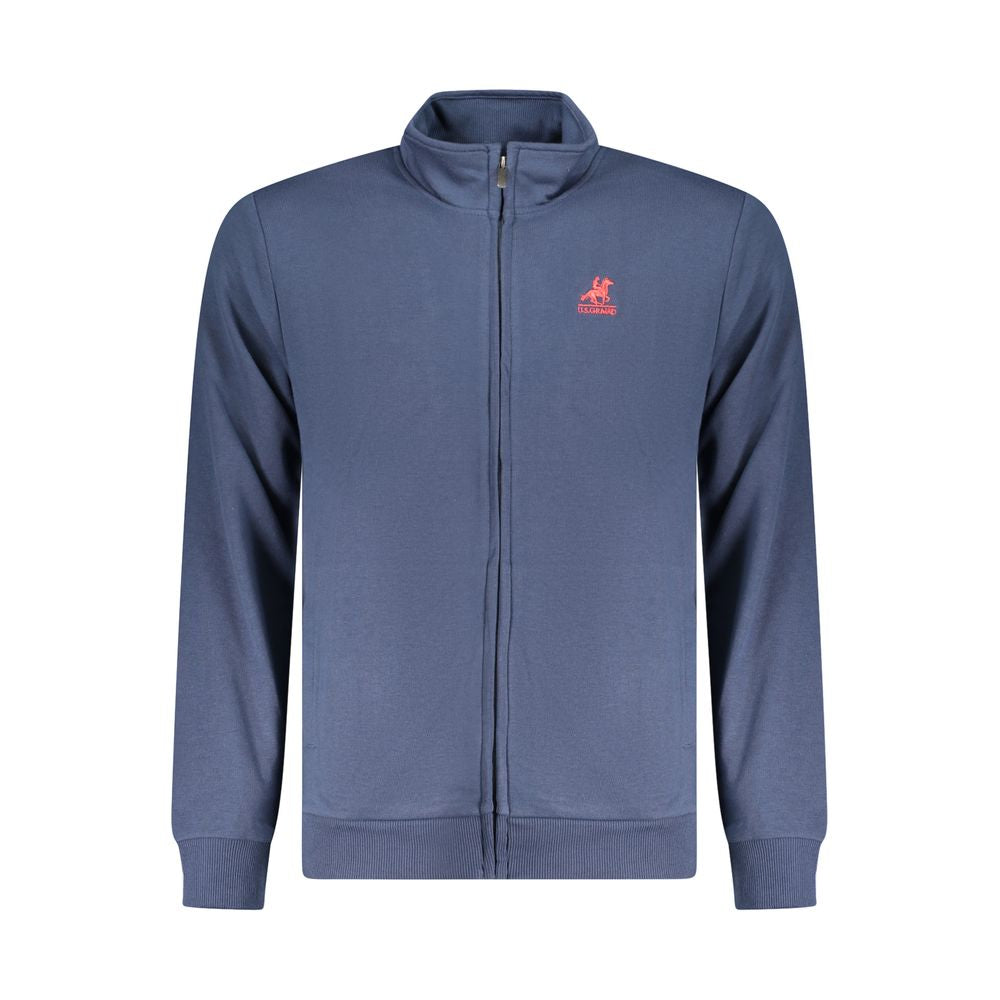 U.S. Grand Polo Blue Cotton Sweater -   -  U.S. Grand Polo.