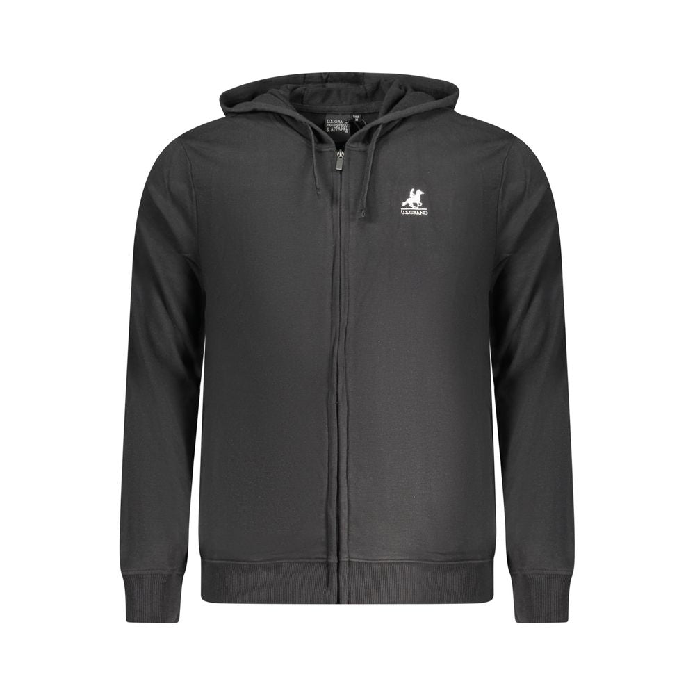 U.S. Grand Polo Black Cotton Sweater -   -  U.S. Grand Polo.