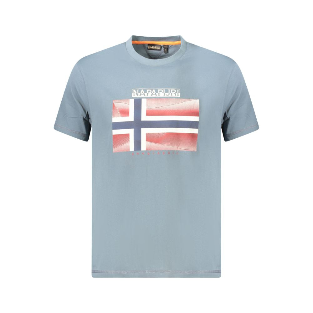 Napapijri Brown Cotton Men T-Shirt -   -  Napapijri.