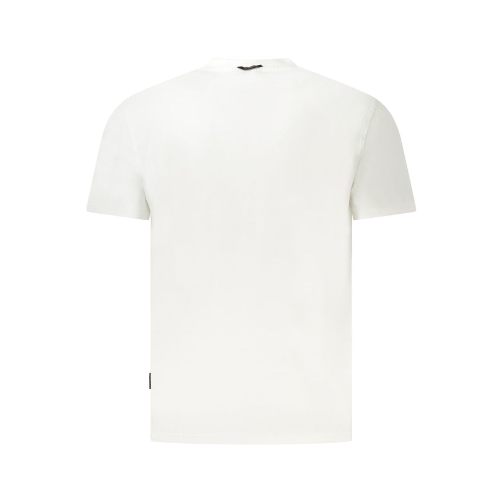 Napapijri White Cotton Men T-Shirt -   -  Napapijri.