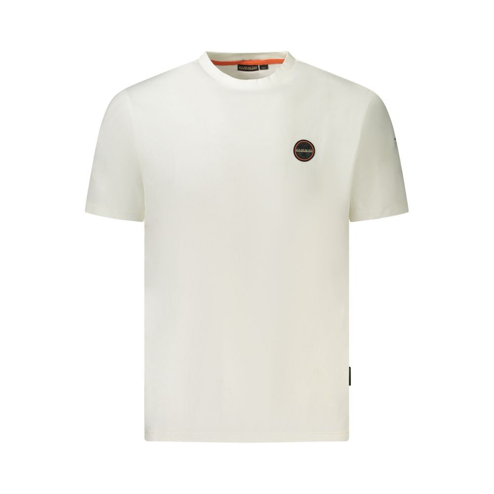 Napapijri White Cotton Men T-Shirt -   -  Napapijri.
