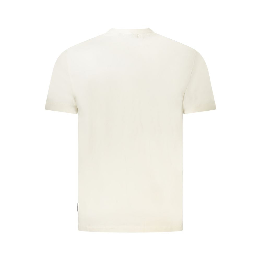 Napapijri White Cotton Men T-Shirt -   -  Napapijri.