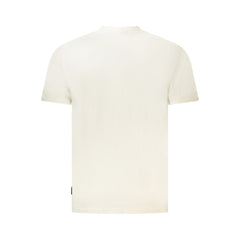 Napapijri White Cotton Men T-Shirt -   -  Napapijri.
