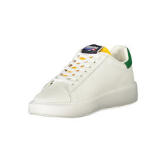 Blauer White Leather Men Sneaker -   -  Blauer.