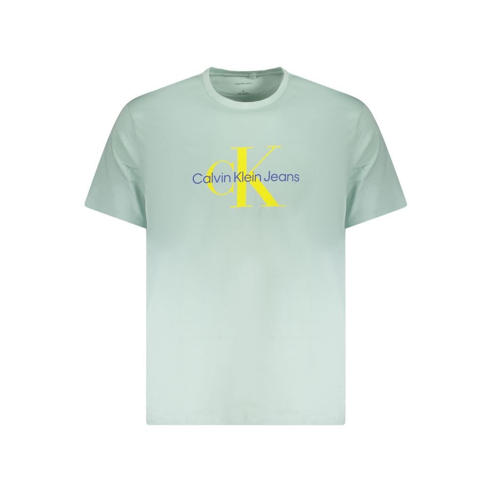 Calvin Klein Green Cotton Men T-Shirt -   -  Calvin Klein.