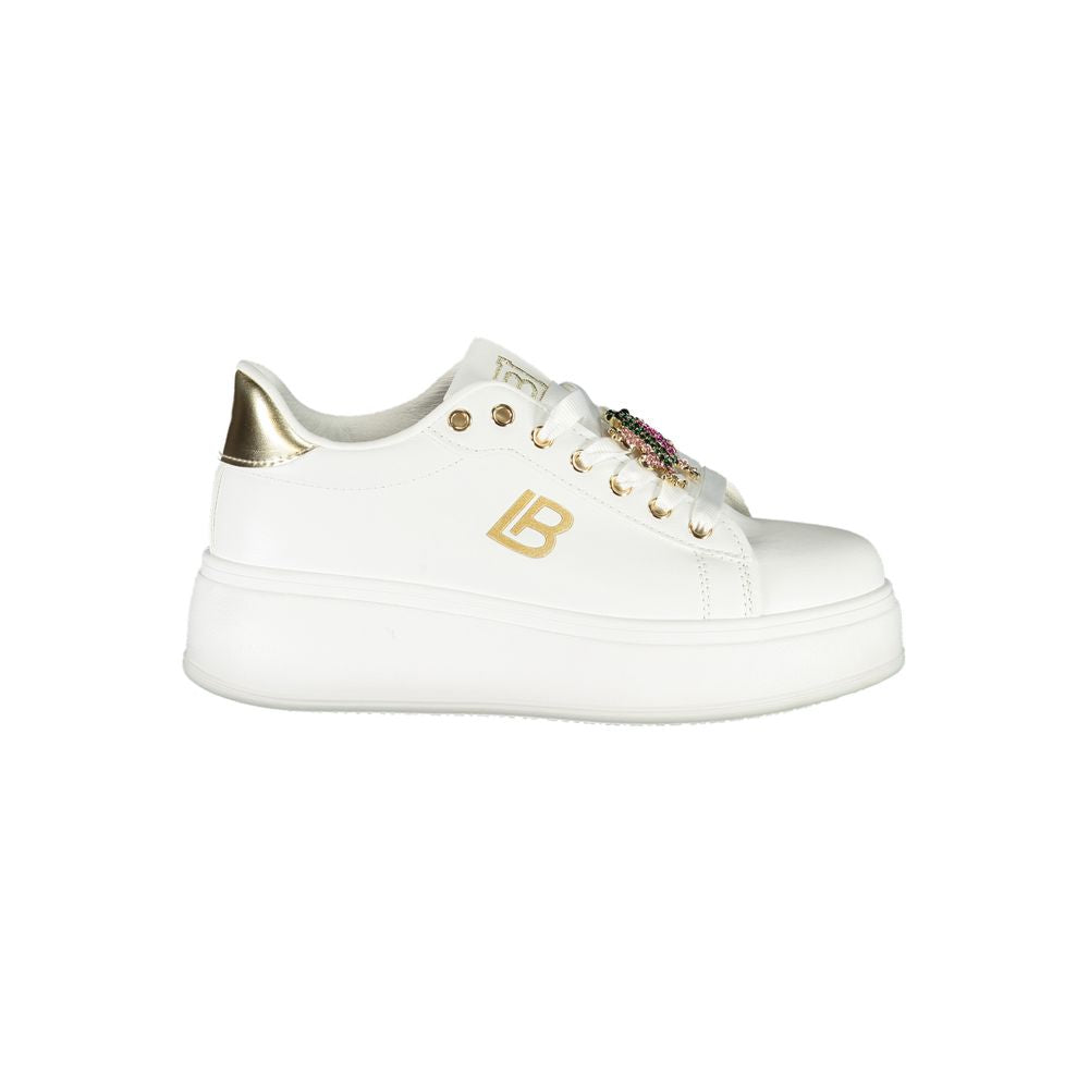 Laura Biagiotti White Synthetic Women Sneaker -   -  Laura Biagiotti.