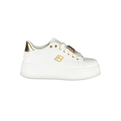 Laura Biagiotti White Synthetic Women Sneaker -   -  Laura Biagiotti.