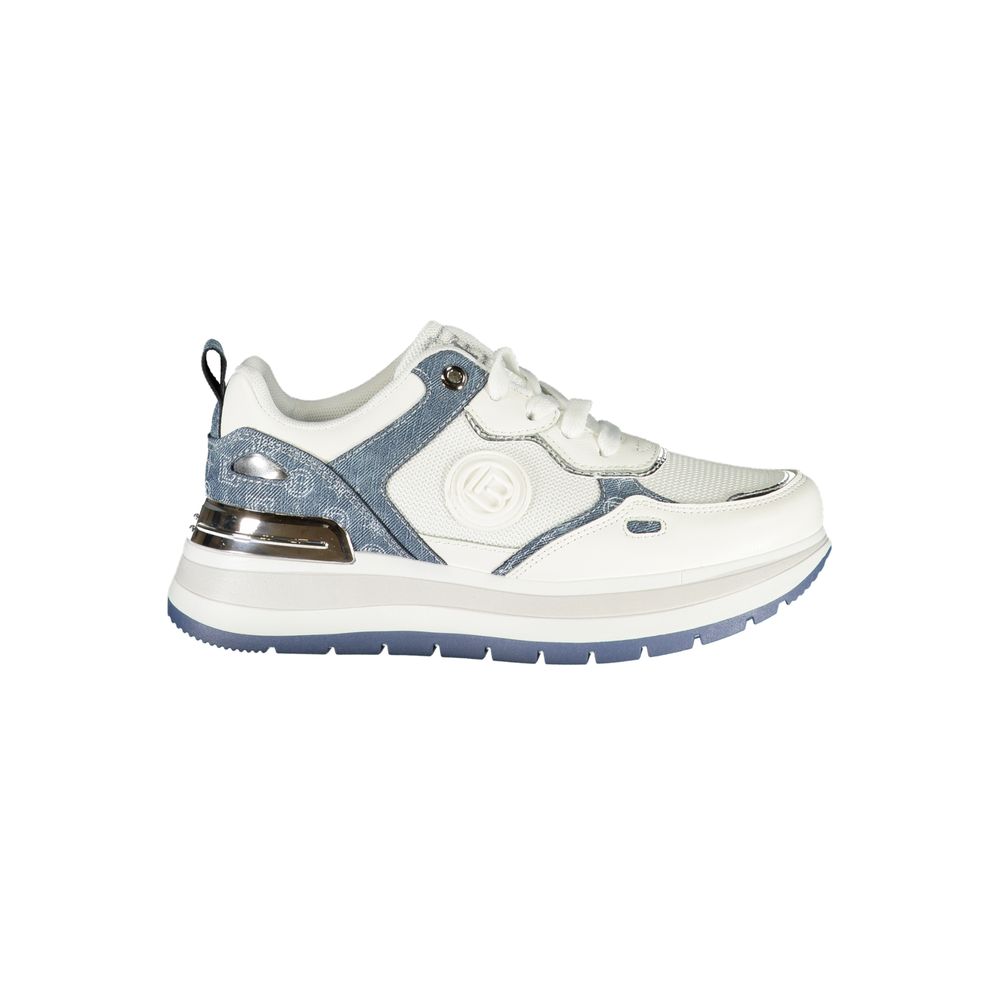 Laura Biagiotti White Polyester Women Sneaker -   -  Laura Biagiotti.